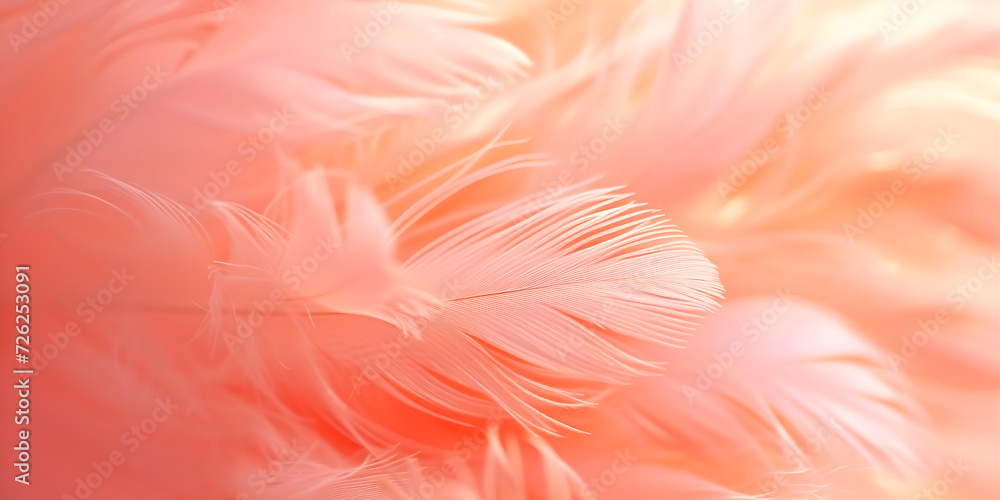 Abstract background with birds feathers pastel colors Abstract background with birds feathers pastel colors