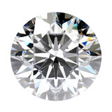 Top view diamond on transparent background