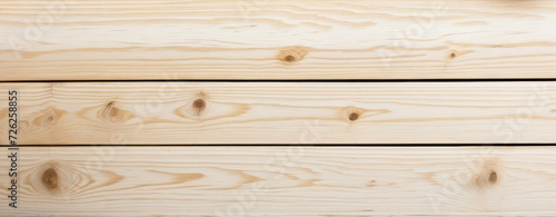 A close-up of a wooden wall with horizontal planks and knots. Wooden texture background, Copy space