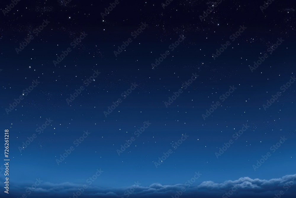 Night sky, copy space
