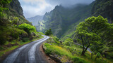 Portugal Madeira Mountain road