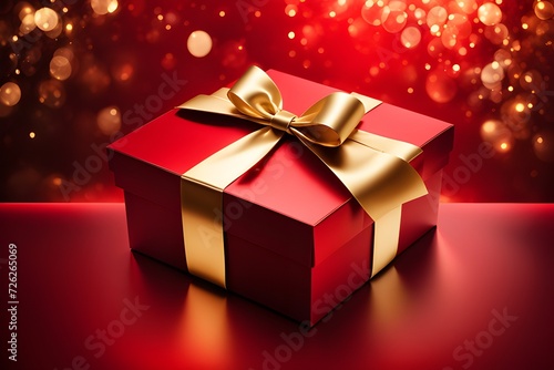 red luxury gift box  © RORON