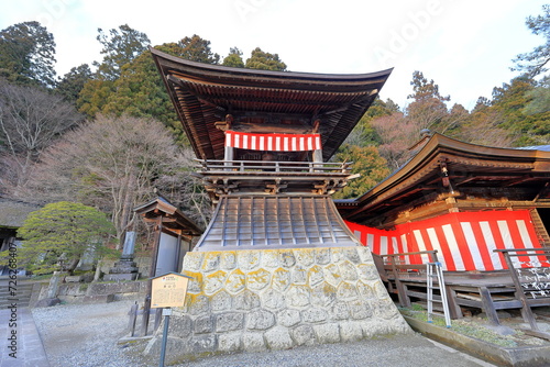 Rissyakuji Temple (Yamadera) a centuries-old Buddhist temple at Yamadera, Yamagata, Japan photo