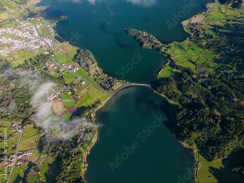Lake seven city's or "Lagoa das sete cidades" is a famous place in the São Miguel island on the Azores - Portugal