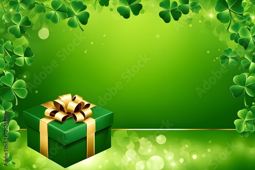 green luxury gift box