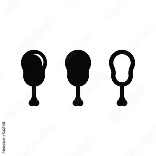 Illustration of delicious chicken thigh food