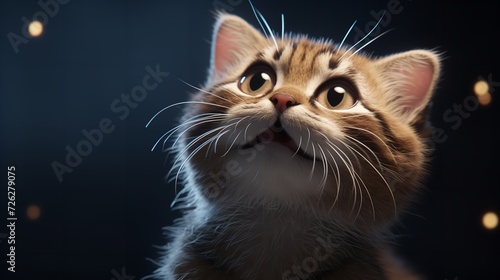 Sad and Cute Cat Laughing - 8k 4k Photorealistic   © zahidcreat0r