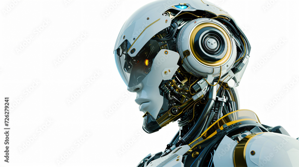 A mesmerizing stock image of a cutting-edge, futuristic robot in ...