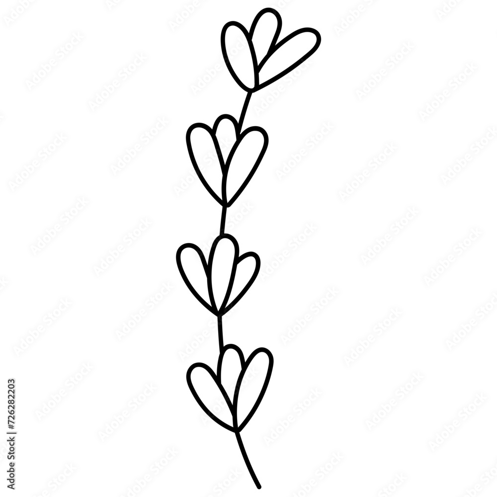 Spring flowers doodle in hand drawn style. Floral and leaves elements. Spring flowers doodle in hand drawn style. Floral and leaves elements.