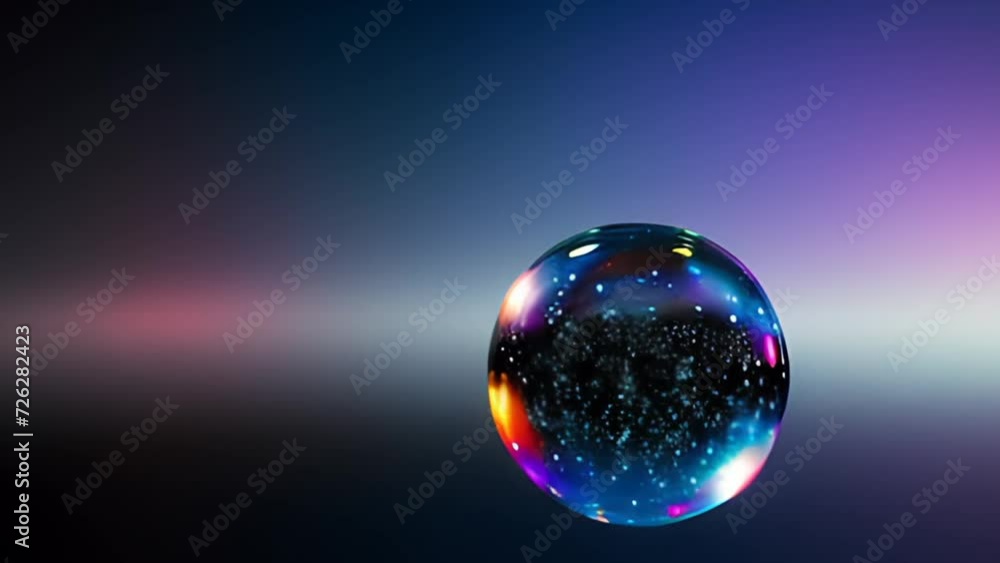 Intricately Lit Glass Ball: A Mesmerizing Display of Lights. Generative AI. Intricately Lit Glass Ball: A Mesmerizing Display of Lights. Generative AI.