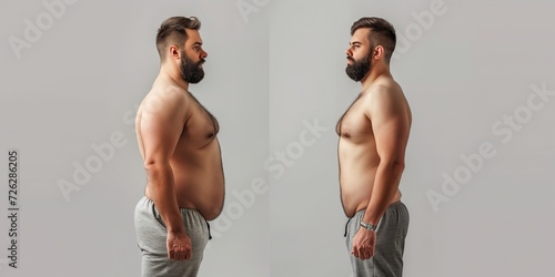 Amazing body Transformation Before And After photo