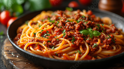 hot spaghetti sauce with ground beef
