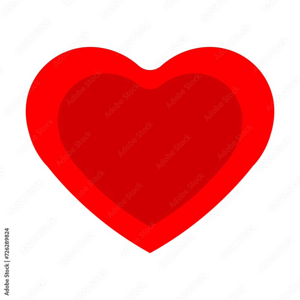 Heart icon vector Passion, favorites, like concept. valentine icon Marriage Celebration sticker, love symbol. Heart Cupid arrow.