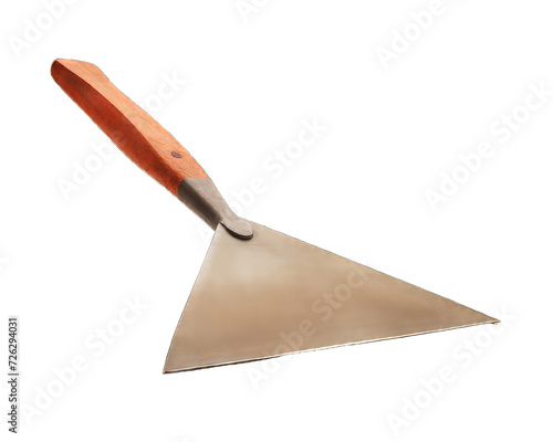 Construction Trowel isolated on white background. Construction Trowel on png transparent background