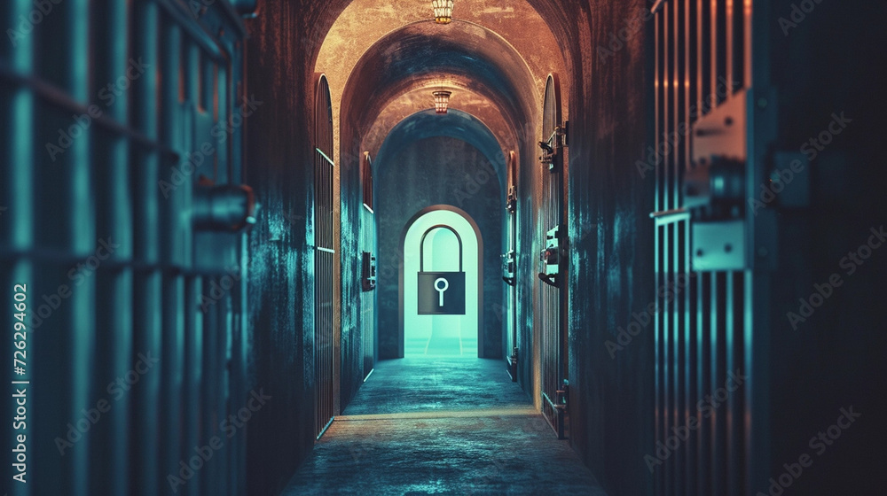 Fototapeta premium Privacy, security, safety