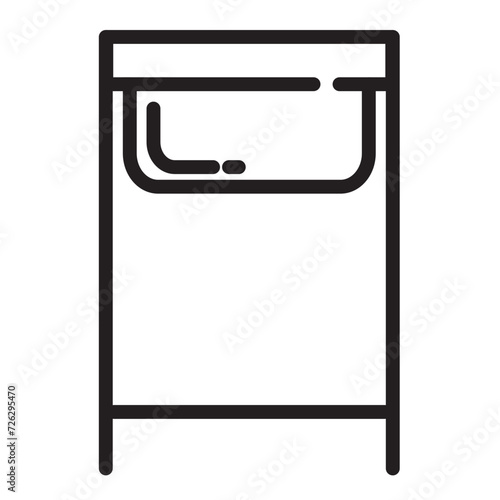 kitchen sink with stand icon