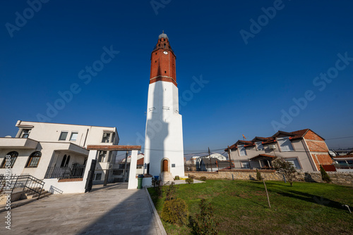 Clock tower of Sultan Murat mosque in Skopje. photo