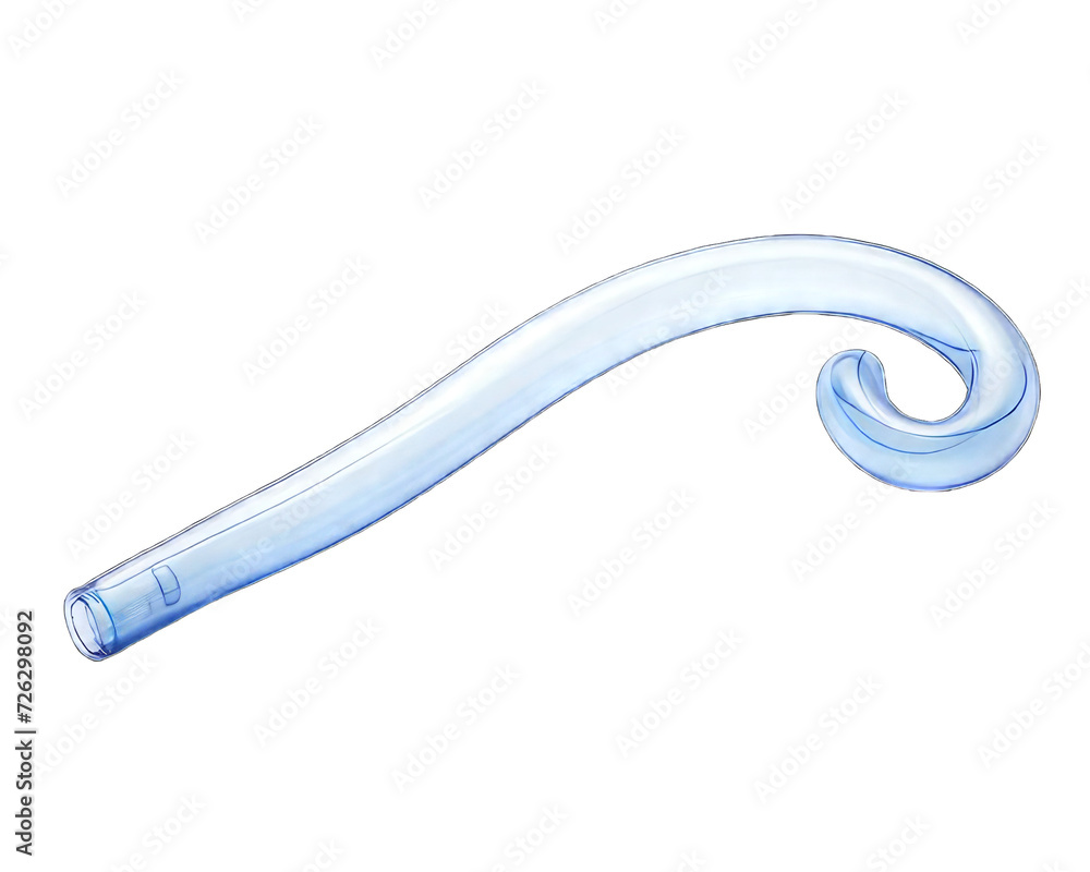Doctor Nose gastric tube isolated on white background. Doctor Nose gastric tube isolated on white background.