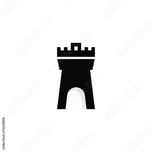 Castle graphic design icon