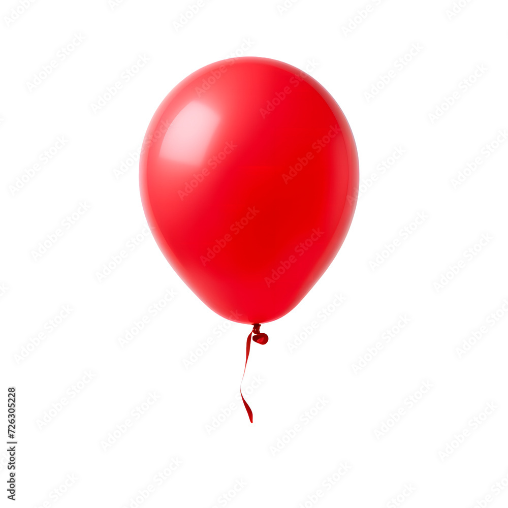 Red balloon on transparent background PNG Red balloon on transparent background PNG