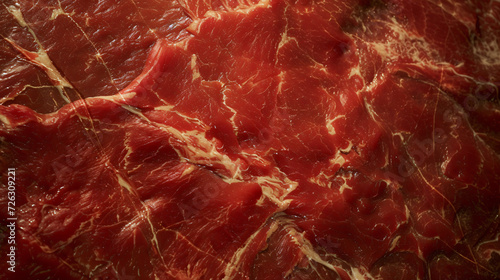 Marbled meat texture