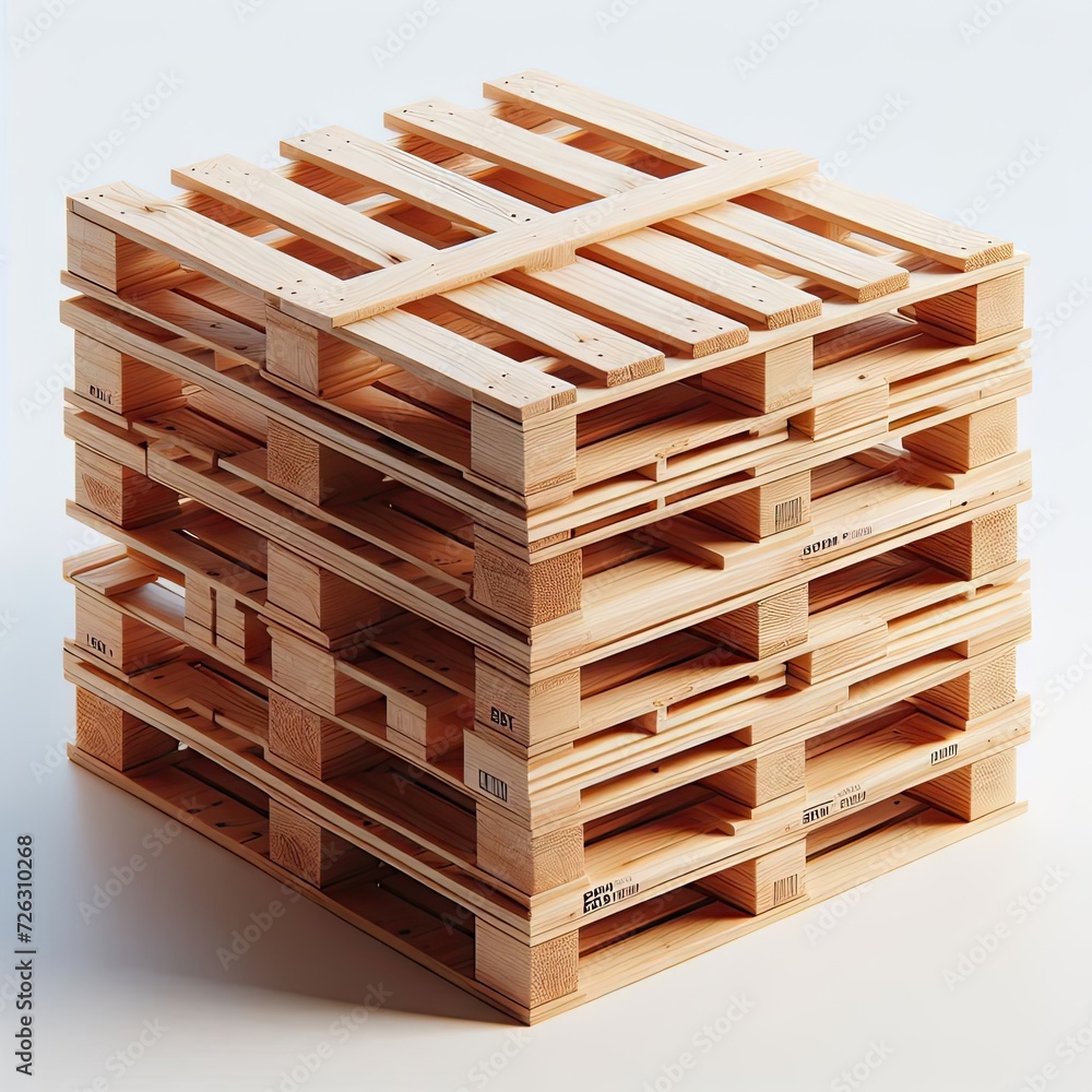 Wooden_pallets_in_a_white_backgrou- Wooden_pallets_in_a_white_backgrou-