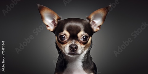 A Portrait Of A Chihuahua Dog, Pictured Closeup Shot Number. Сoncept Candid Cat Portraits, Moody Black And White, Sunny Beach Scenes, Dramatic Natural Landscapes