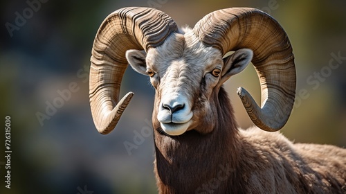 Stunning close up of a bighorn sheep profile © Tahir