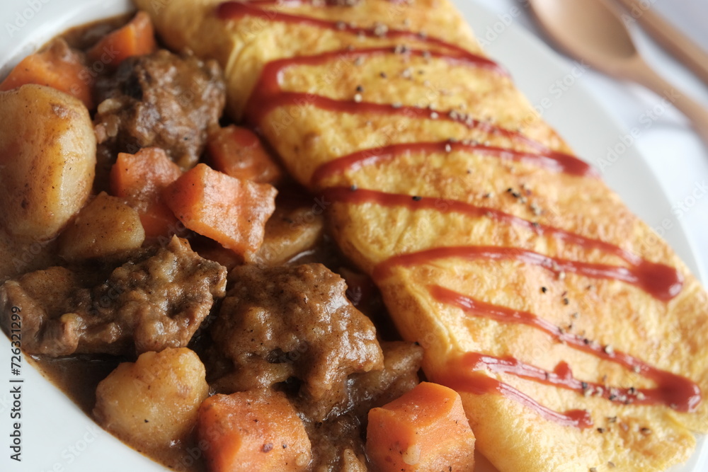 roast pork with potatoes
