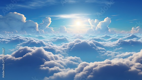 Sky over the clouds cinematic clouds wallpaper 6