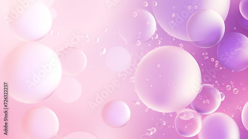 Soft pink and purple oil bubbles background