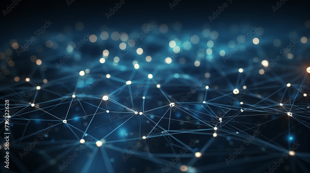 3d render of a modern network communications with connecting lines and dots structure 3d render of a modern network communications with connecting lines and dots structure