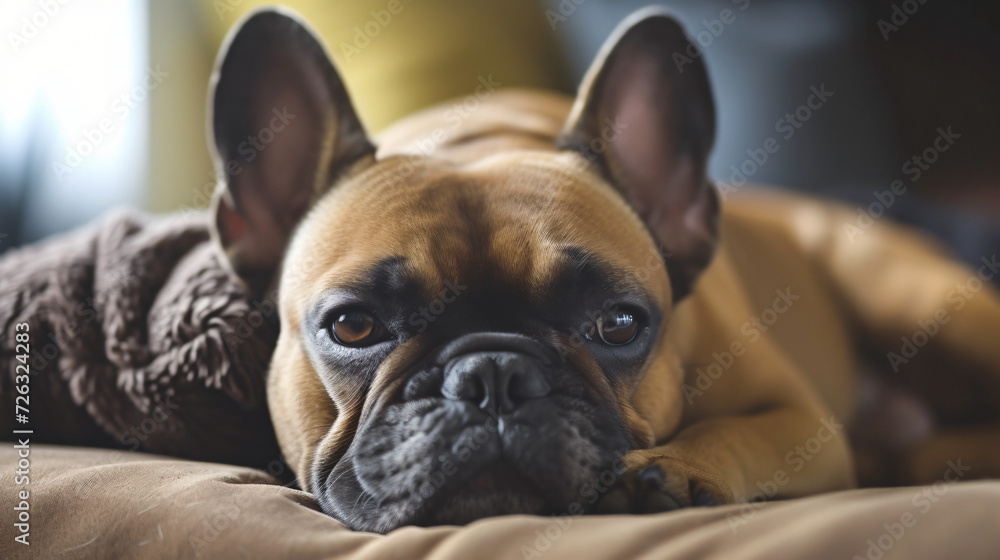 Portrait of French Bulldog