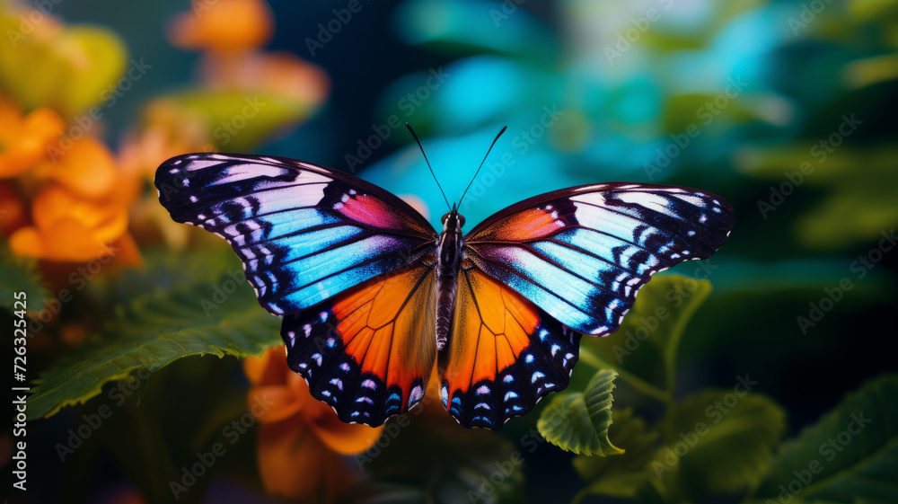 Macro photo of a beautiful butterfly Macro photo of a beautiful butterfly