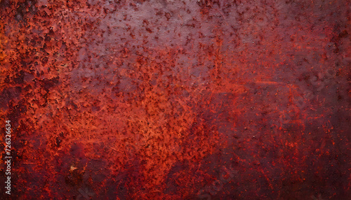 rusty red metal background
