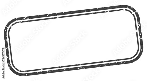 blank stamp. blank rectangular stamp on white background