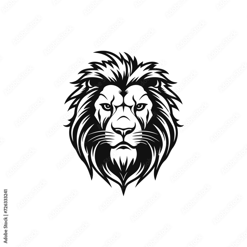 lion head logo template vector icon
lion head logo template vector icon