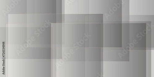 Abstract background with lines, gray color technology concept geometric line vector background. Modern Abstract white background with layers of textured white transparent material in triangle design.