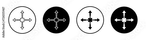 Flexibility Vector Line Icon Illustration.