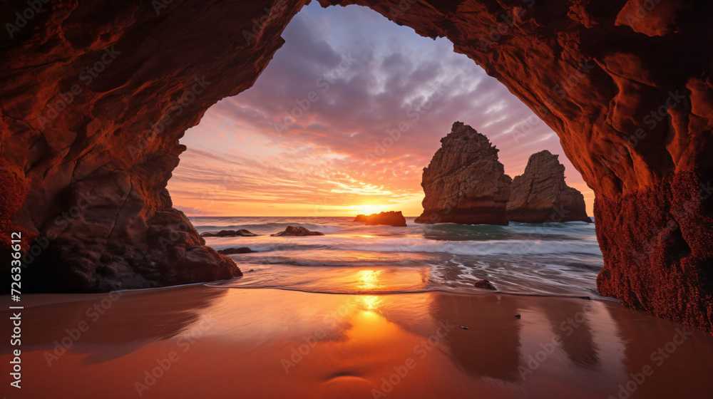 Spain Galicia Rock Arches