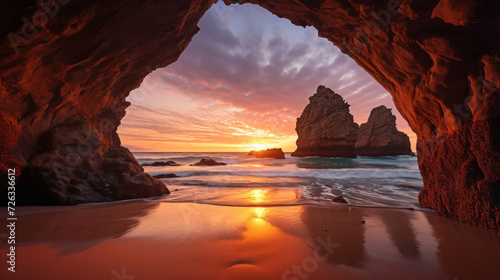 Spain Galicia Rock Arches © Rimsha