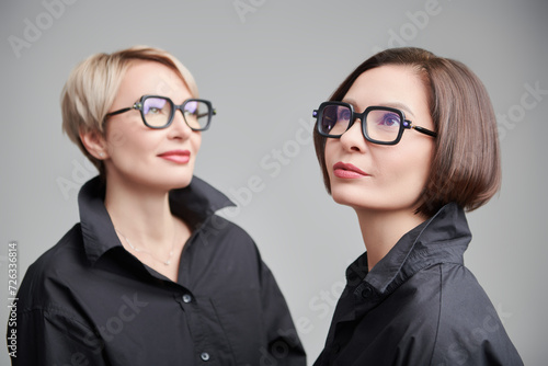 two confident women
