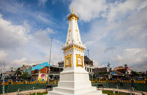 Fototapeta Tugu Jogja, Known as Tugu Pal is the Iconic Landmark of Yogyakarta