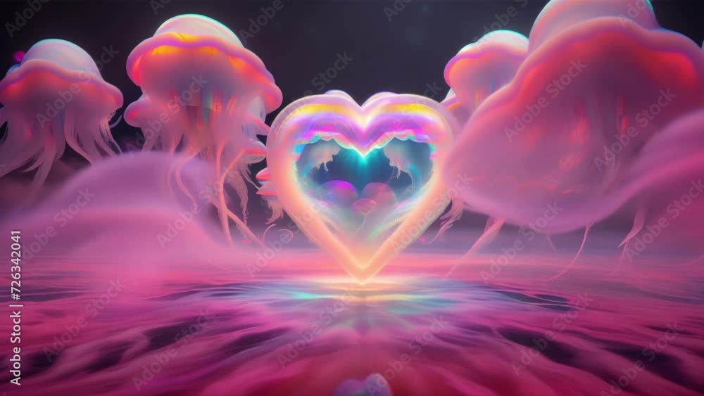 surreal heart in the sky surreal heart in the sky