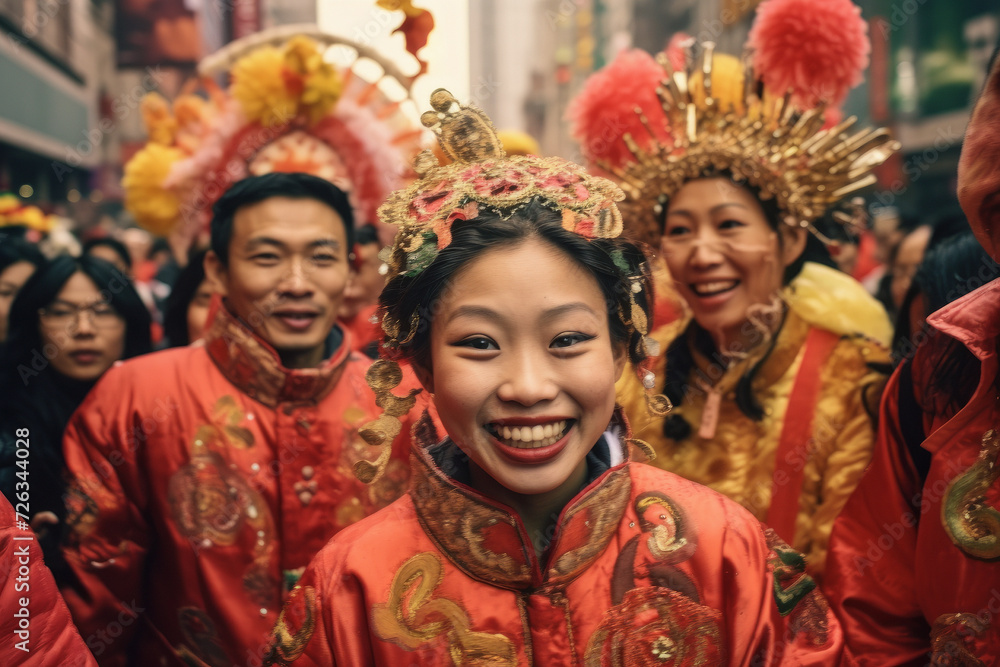 AI generated traditional chinese new year celebration - no actual persons AI generated traditional chinese new year celebration - no actual persons
