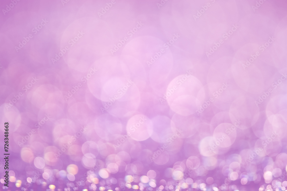 Abstract purple bokeh background. Beautiful gentle defocus background.