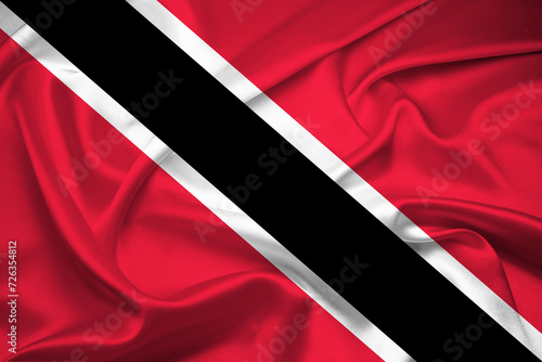 Flag Of Trinidad and Tobago, Trinidad and Tobago flag, National flag of Trinidad and Tobago. fabric flag of Trinidad and Tobago.