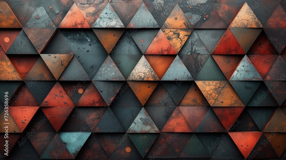 geometric colorful triangles 3d background geometric colorful triangles 3d background