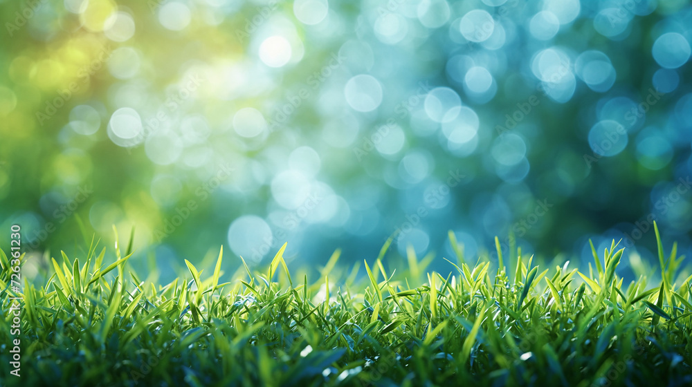 Close Up of a Green Grass Field