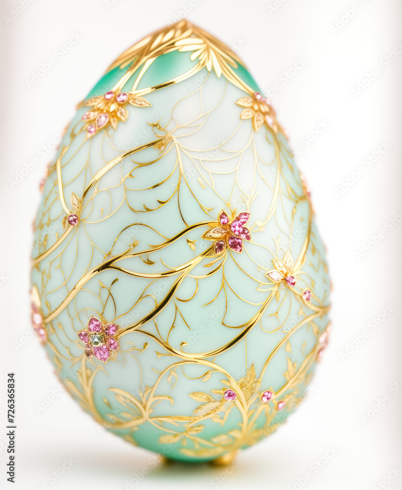 Jewelry egg. Abstract illustration. AI generated. Jewelry egg. Abstract illustration. AI generated.